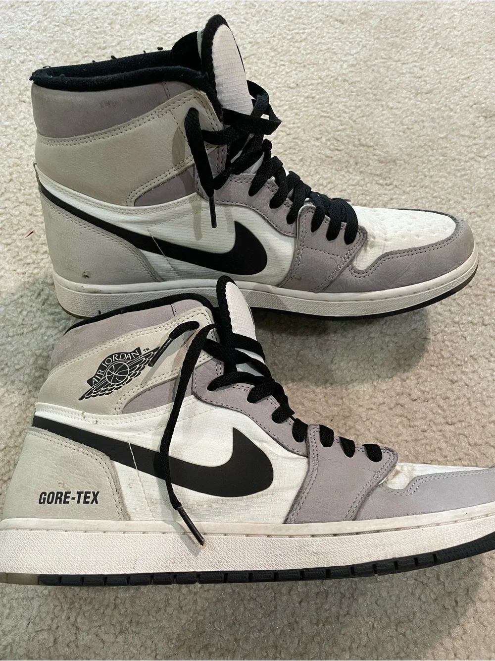 Nike Air Jordan 1 Retro High Element GORE-TEX Light Bone Gray/White Men’s 11.5